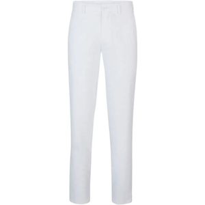 BOSSvoor mannen. 50495488 Phoenix broek wit (48), Casual, Polyester