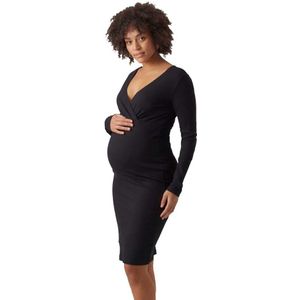 Vero Moda Lavender 2functionlong Sleeve Short Dress Zwart XL Vrouw