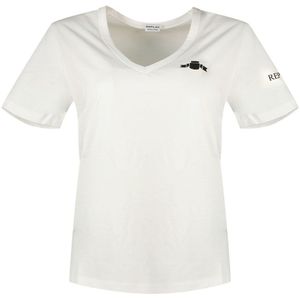 Replay W3595b.000.23188p T-shirt Met Korte Mouwen En V-hals