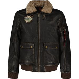 Alpha Industries B15 Custom Leren Jas