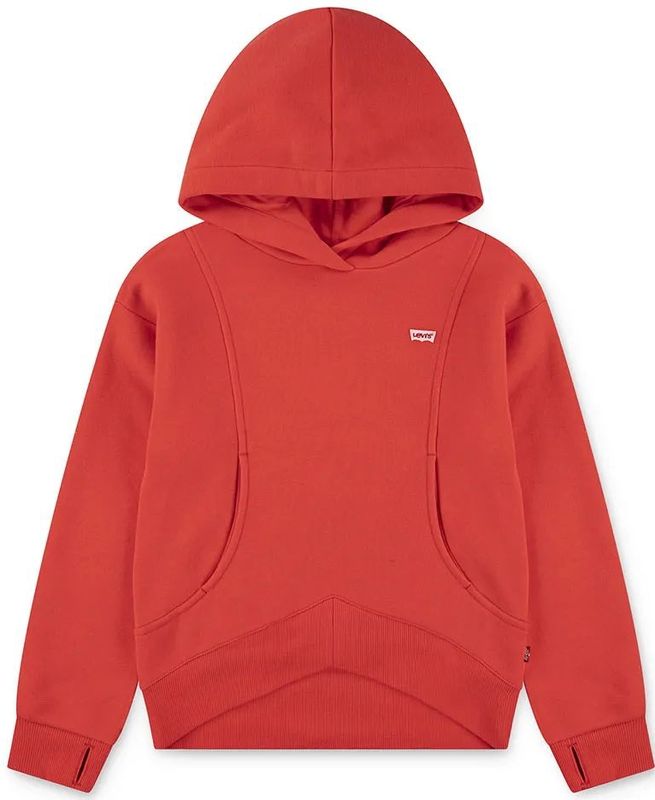 Levi's - LVG BATWING PATCH HOODIE - Poppy Red - Hoodie