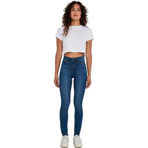 NOISY MAY High Waist Skinny Jeans NMCALLIE Medium Blue Denim