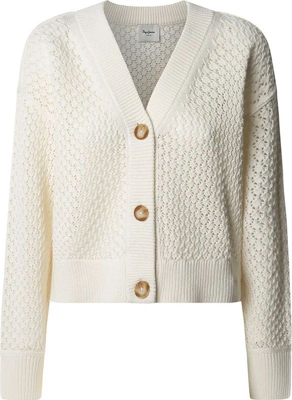 Pepe Jeansvoor vrouwen. PL702281 Carrigan Olga blanco (XL), Wit, Casual, Katoen, Duurzaam