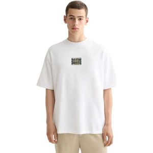 Scotch & Soda Loose Fit Label T-shirt Met Korte Mouwen
