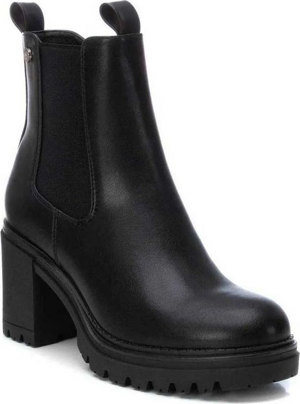 Xtivoor vrouwen. 14342901-NEGRO Enkellaarsjes 143429 zwart (37), 5 tot 8 cm, Ritssluiting, Casual