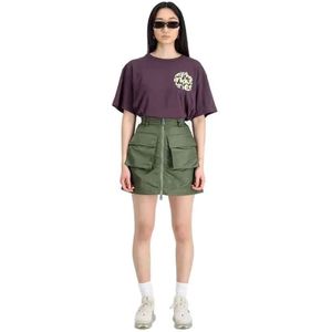 Alpha Industries - Mini Rok Utility W - Minirok - Zwart