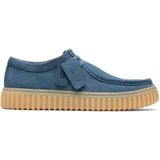 Clarks - Torhill Lo - Leren Schoenen - Blauw - Casual