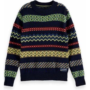 Scotch & Soda Regular Fit Festive Jacquard Trui