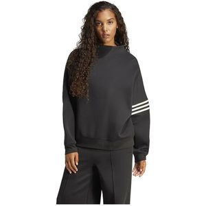 adidas - Oversized Sweatshirt - Zwart - 53% Katoen 47% Polyester