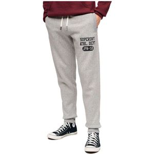 Superdry Athletic College Logo Joggers Grijs S Man