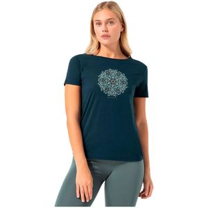 Super.natural - Ornament T-shirt - Korte Mouwen - Dames - Merinowol