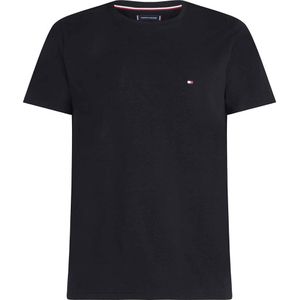 Tommy Hilfiger Core Stretch Slim Fit C Short Sleeve T-shirt Zwart 2XL Man