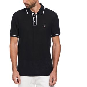 Original Penguin Organic Cotton Bentley Mesh Korte Mouw Poloshirt