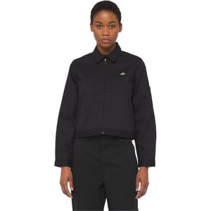 Dickies Unlined Cropped Eisenhower Recycled Jacket Zwart M Vrouw