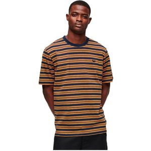 Superdry Relaxed Fit Stripe Short Sleeve T-shirt Bruin S Man
