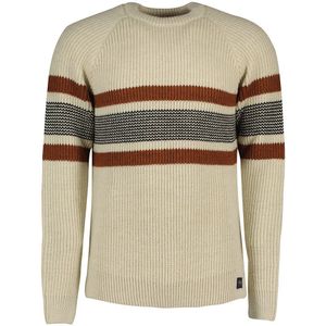 Superdry Classic Pattern Crew Sweater Beige 2XL Man
