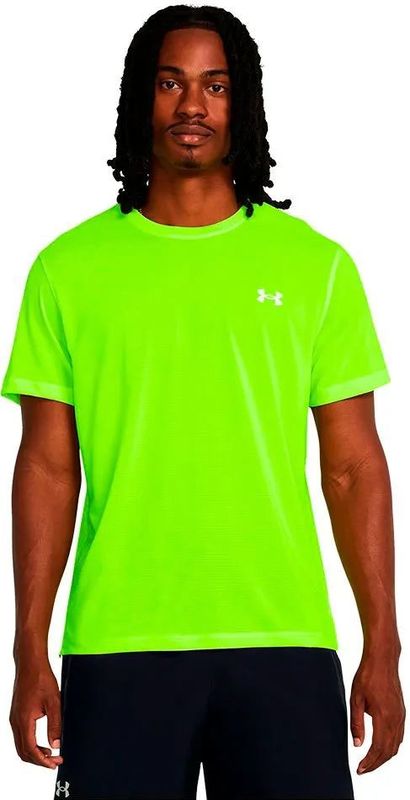 UA - Streaker - T-shirt - Zwart - Katoen/Polyester - Ademend