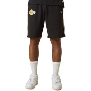 New Era Nba Taping Los Angeles Lakers Sweat Shorts Zwart S Man