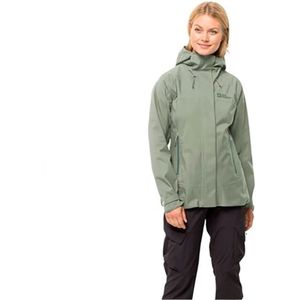 KAMMWEG 2 LAYER JACKET - Dames Jack - Groen - Gerecycled Texapore Ecosphere Pro