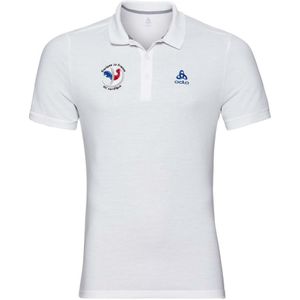Odlo Trim Fan France Short Sleeve Polo Wit XS Man