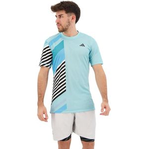 Adidas Heat.rdy Freelift Pro Short Sleeve T-shirt Blauw M Man