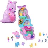 Mattel Games With Accessories And Kangaroo Bag Figure Roze
