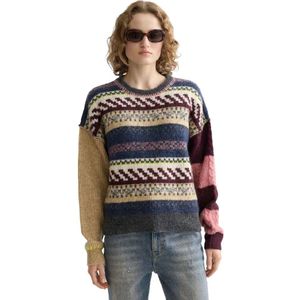 Scotch & Soda Blocked Fair Isle Trui