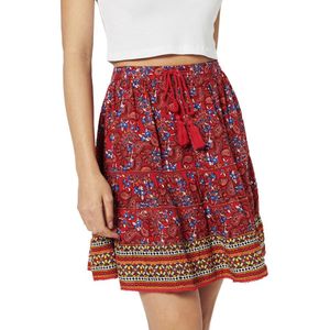 Superdry Vintage Embellished Mini Skirt Rood M Vrouw