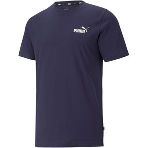 Puma Essential Small Logo Short Sleeve T-shirt Blauw S Man