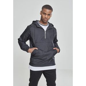 Urban Classics Windproof Pullover Basic Jacket Zwart L Man