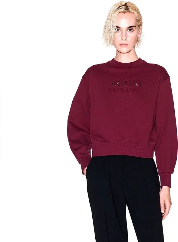 A|X Armani Exchange - Sweater Groove - Bordeaux - Casual - Katoen