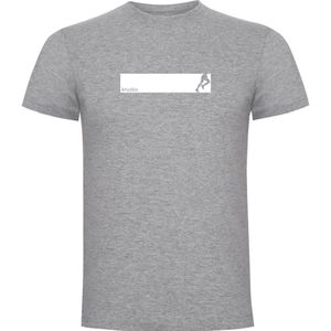 Kruskis Frame Run Short Sleeve T-shirt Grijs XL Man