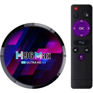 H96 Max X4 S905x4 4gb/64gb Android 11-android Tv Mediaspeler