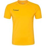 Hummel - HML First Performance Jersey - T-shirt - Zwart - 88% Polyester 12% Elastaan