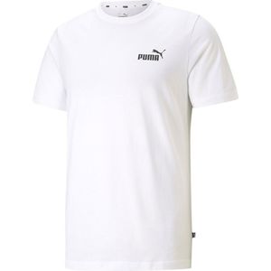 Puma Essential Small Logo Short Sleeve T-shirt Wit S Man
