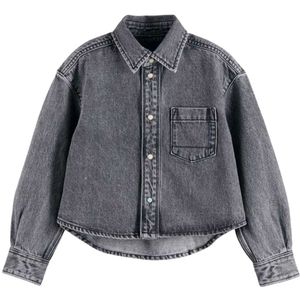 Scotch & Soda Washed Black Denim Overshirt