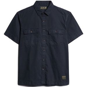 Superdry Military Short Sleeve Shirt Blauw L Man