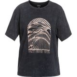 Roxy Moonlight Sun B Short Sleeve T-shirt Grijs S Vrouw