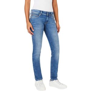 Pepe Jeans New Brooke Pl204165cq5 Jeans Blauw 25 / 34 Vrouw