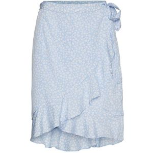 Vero Moda Henna Wrap Short Skirt Blauw XS Vrouw