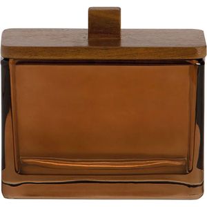 Andrea House - ba73066 - Decoratieve Doos - Bruin - Kristal