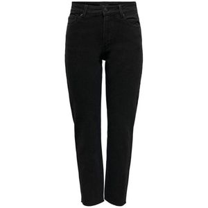 Only Emily High Waist Jeans Zwart 27 / 30 Vrouw