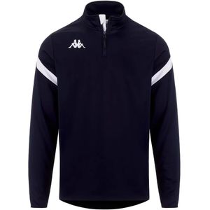 Kappa - Dolvole - Sweatshirt - Halve Rits - Heren - Nauw Aansluitend - 100% Polyester