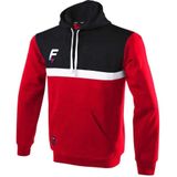 Force - XV Mediane - Sweatshirt - Rood/Zwart - Met Rits