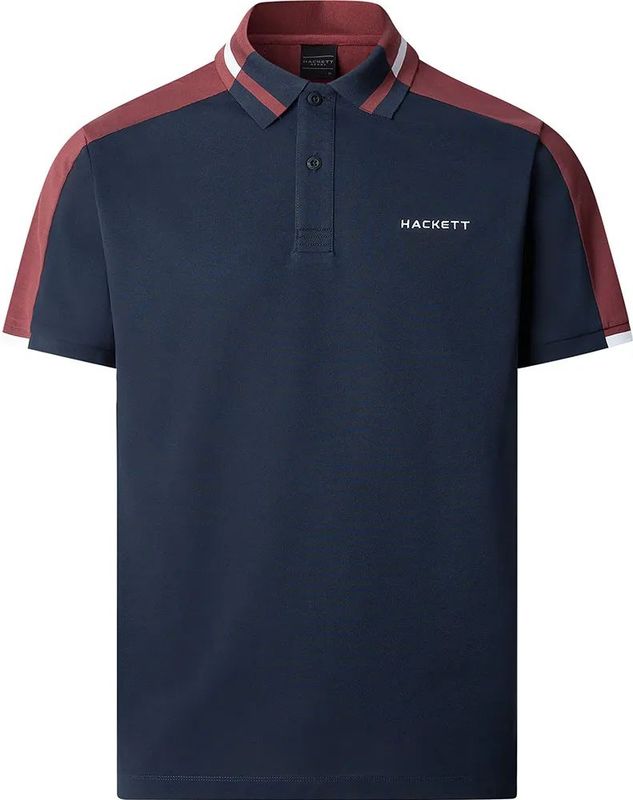 Hackett Colour Block Korte Mouw Poloshirt