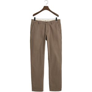 Gant Comfort Super Slim Fit Chino Pants Bruin 38 / 32 Man