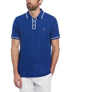 Original Penguin Organic Cotton Bentley Mesh Korte Mouw Poloshirt