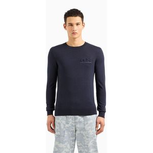 Armani Exchange 3dzm1c_zmw8z Sweater Blauw S Man