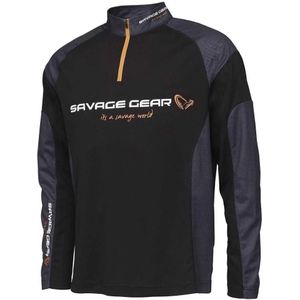 Savage Gear Tournament Gear Sweatshirt Met Halve Rits