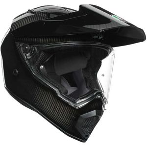 Agv - Ax9 - Integraalhelm - Carbon Aramide Glasvezel - Zwart
